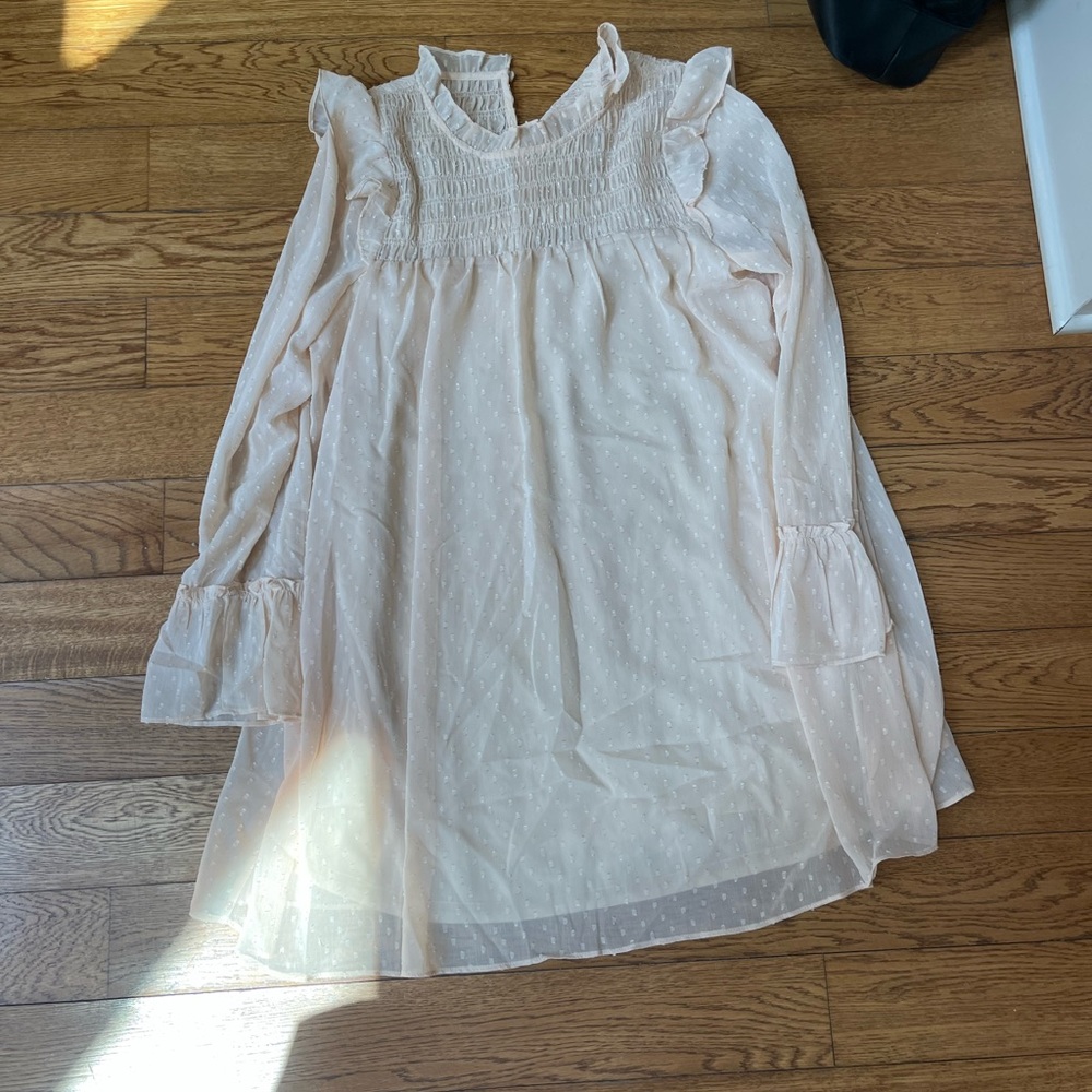 Cream colored dress